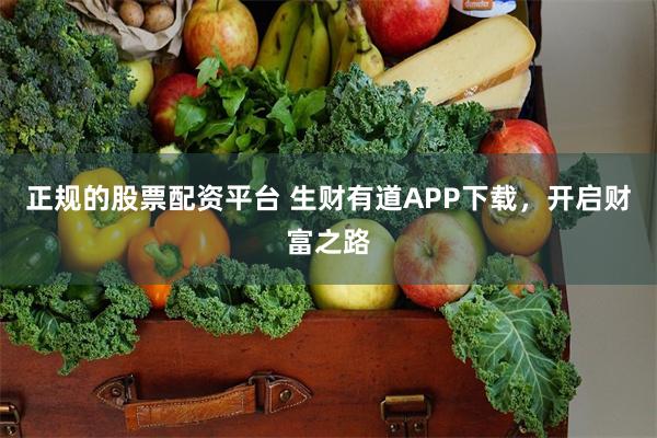 正规的股票配资平台 生财有道APP下载，开启财富之路
