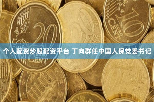 个人配资炒股配资平台 丁向群任中国人保党委书记