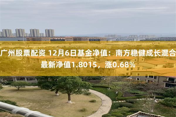 广州股票配资 12月6日基金净值：南方稳健成长混合最新净值1.8015，涨0.68%