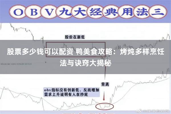 股票多少钱可以配资 鸭美食攻略：烤炖多样烹饪法与诀窍大揭秘